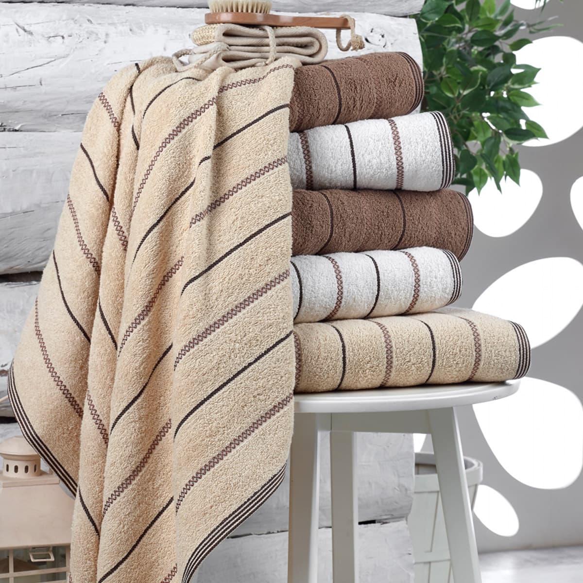 70×140 cm Havlu – 6’lı String v2 Pamuk Serisi